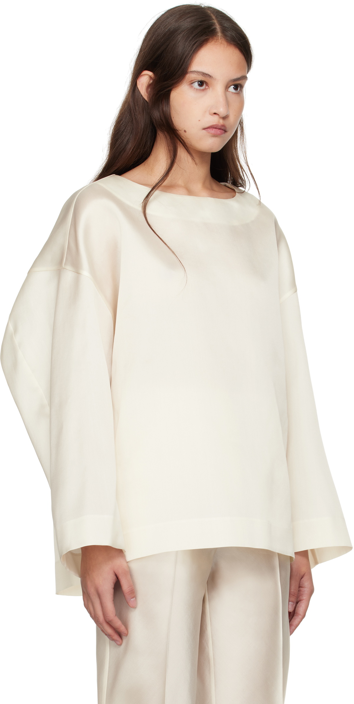 GIA STUDIOS Off-White Claire Blouse