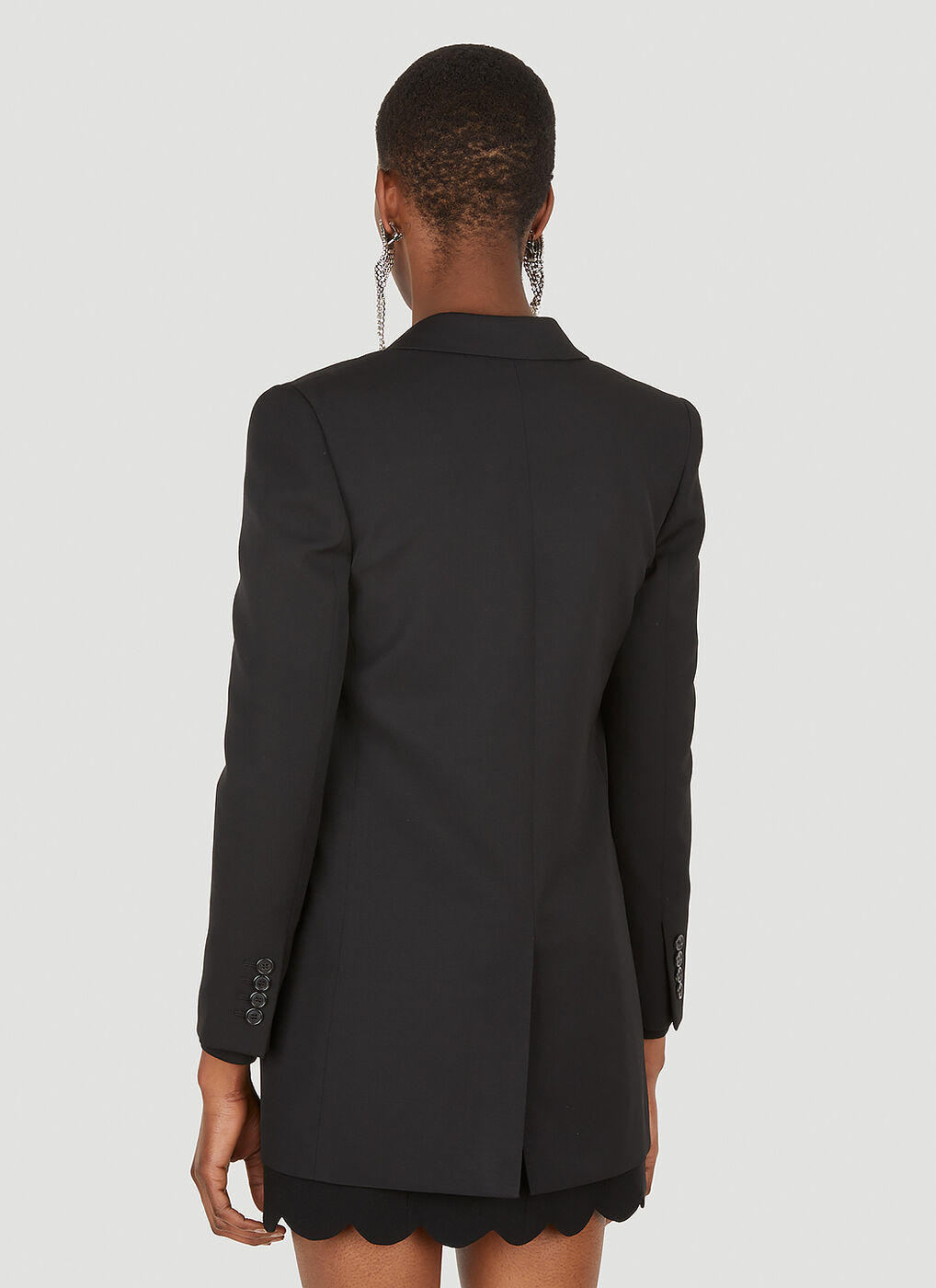 Classic Single Breasted Blazer in Black Saint Laurent