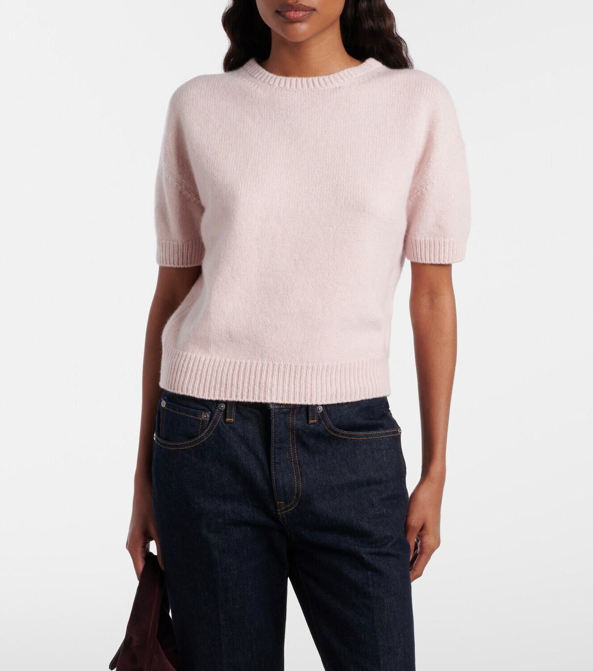 Khaite Golden cashmere sweater