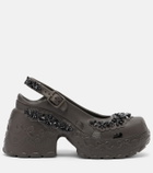 Simone Rocha x Crocs embellished slingback pumps