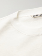 Auralee - Cotton-Jersey Sweatshirt - White