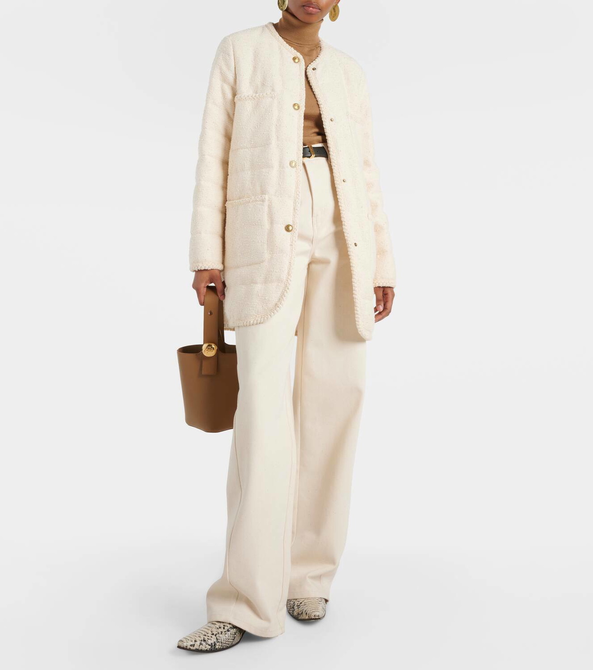 Moncler Epafo bouclé coat Moncler Moncler Epafo bouclé coat Moncler