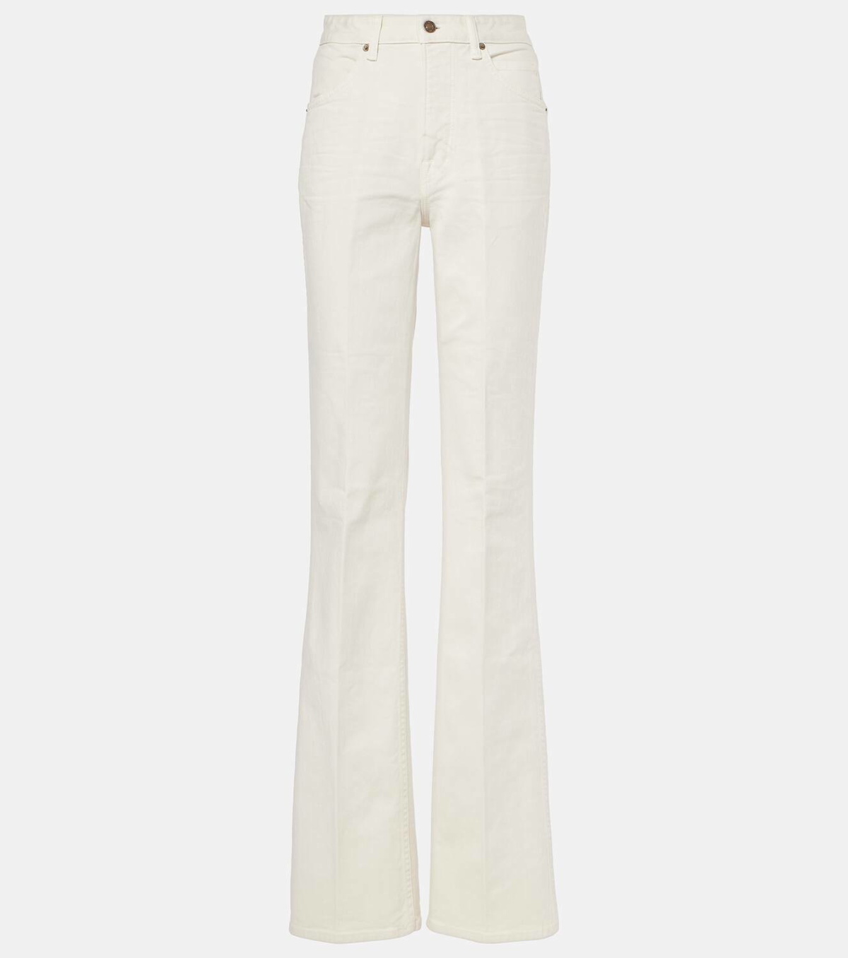 パンツ TOM FORD 'Stretch Twill Denim Wide Flare' jeans tom-ford-Black-Stretch-Twill-