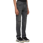 Balenciaga Grey Knee Hole Archetype Jeans