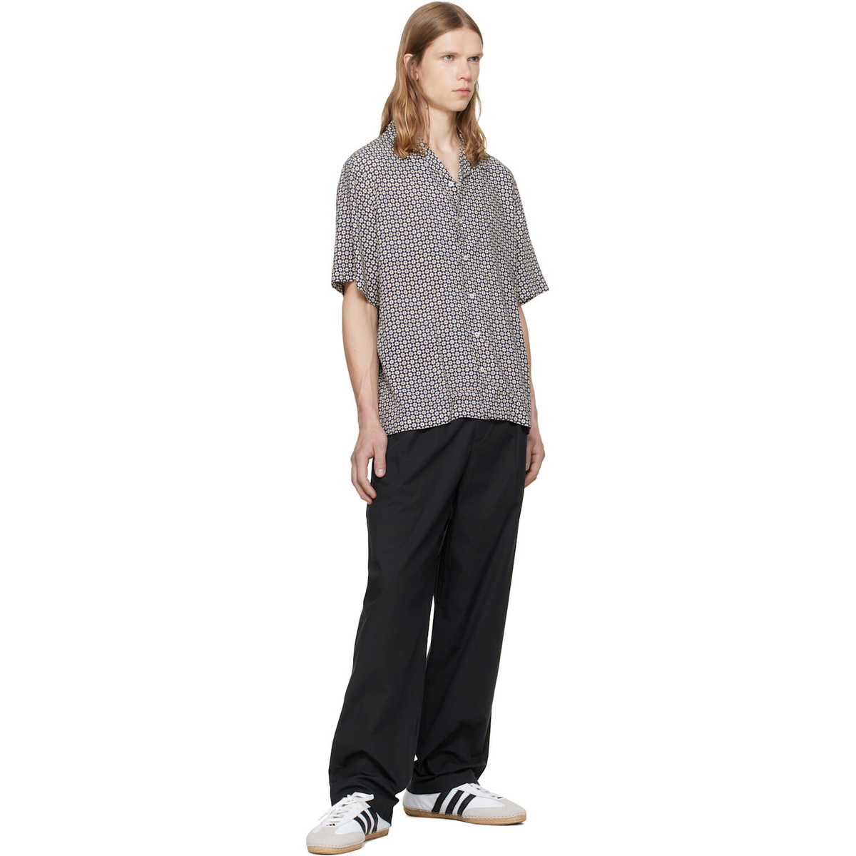 A.P.C. Navy & Red Bennet Shirt