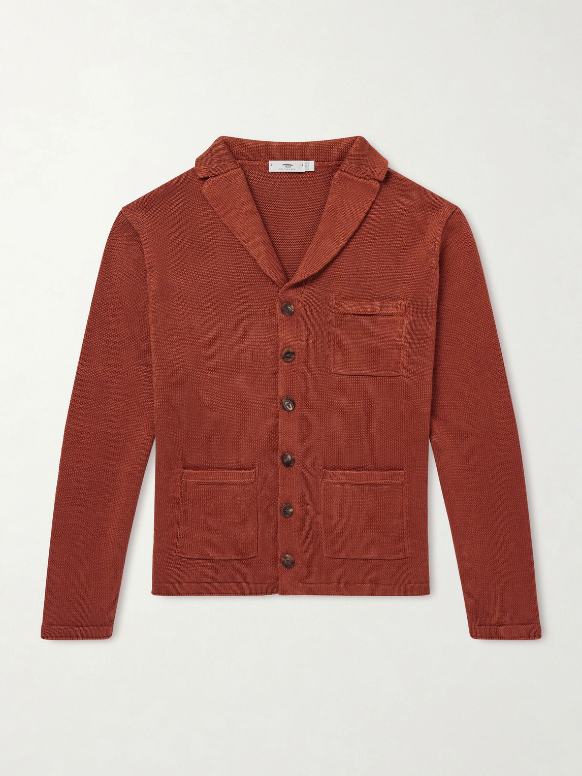 Inis Meáin - Pub Jacket Linen Cardigan - Red