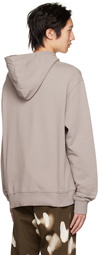 424 Taupe Embroidered Hoodie