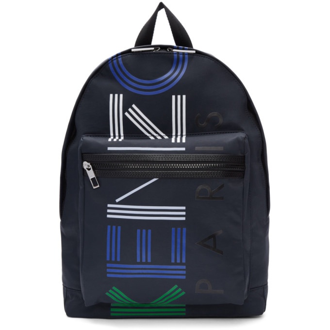 Photo: Kenzo Navy Logo Sport Backpack