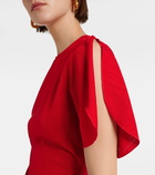 Victoria Beckham Gathered midi dress