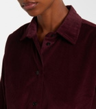 Max Mara Fertile cotton velvet bodysuit