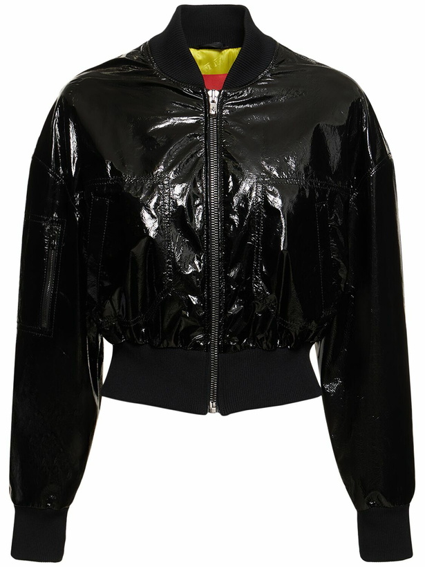 Photo: FERRARI - Grosgrain Leather Bomber Jacket