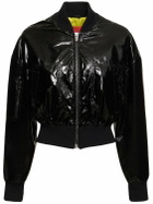 FERRARI - Grosgrain Leather Bomber Jacket