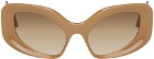 KNWLS Tan Glimmer Sunglasses