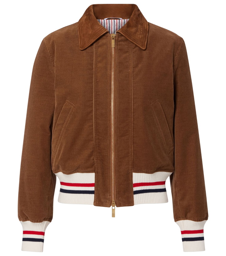 Photo: Thom Browne Wale cotton corduroy down jacket