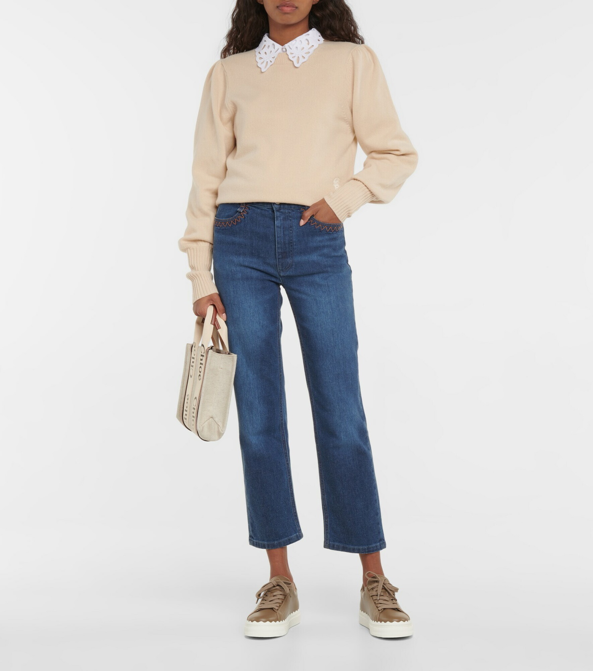 Chloe - Lauren leather sneakers
