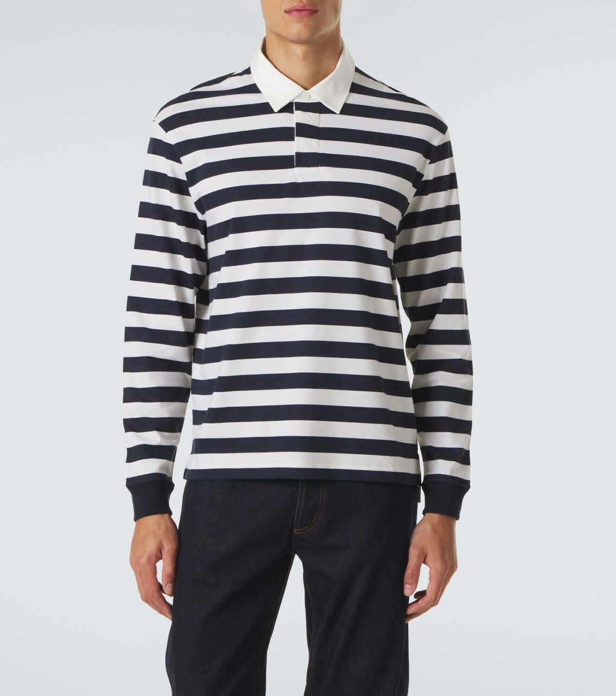 Dunhill Cotton and cashmere polo shirt