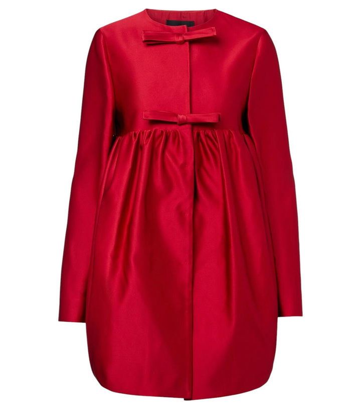 Photo: Giambattista Valli Bow-detail satin coat