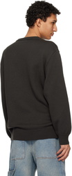 Courrèges Brown Utility Wool Sweater