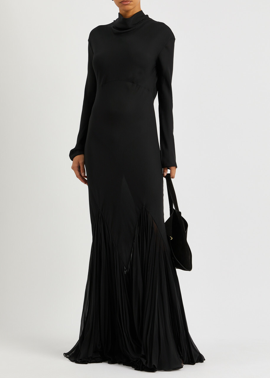 chinese dress ladies Khaite Women's exclusive Norla Dress - Black main image 1
