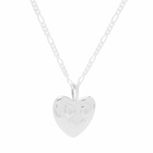 Alec Doherty Bitter Sweet Heart Pendant Necklace in Silver 