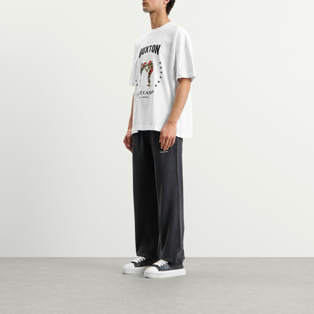 Cole Buxton Men's Fight Camp T-Shirt in Whitalye