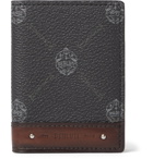 Berluti - Printed Full-Grain and Burnished Leather Billfold Cardholder - Black