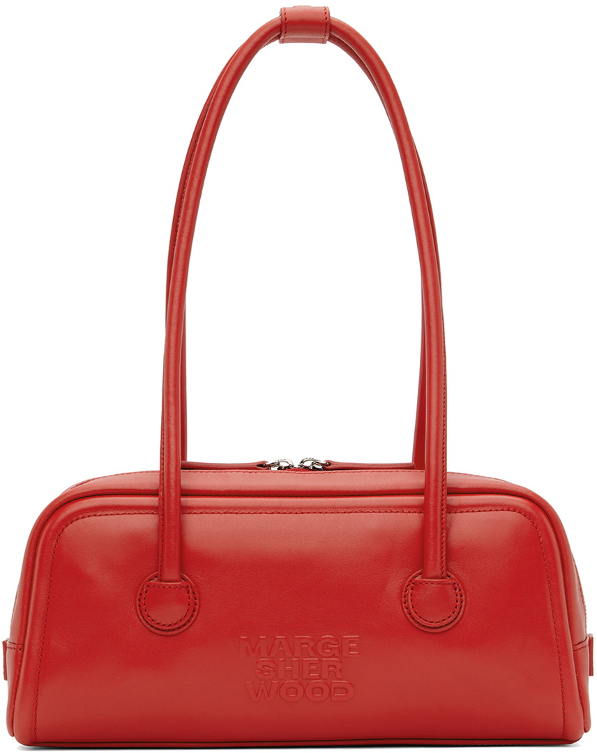 Marge Sherwood Red Soft Baguette Bag Marge Sherwood