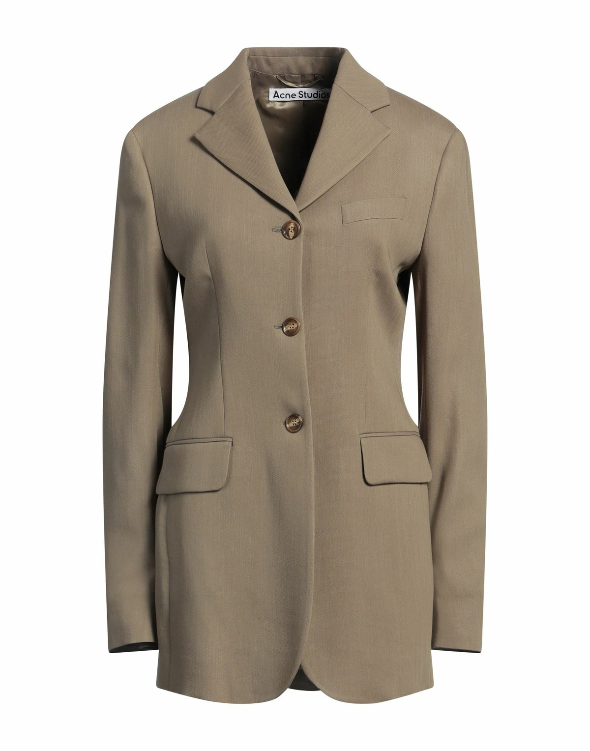 Acne Studios Womens Blazer Military in Green