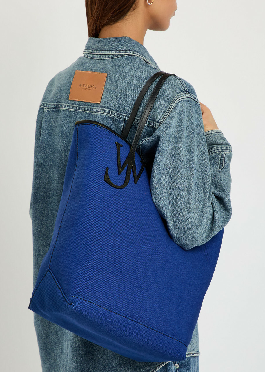 JW Anderson Anchor Large Canvas Tote bag - Blue - One Size