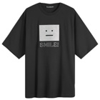 Acne Studios Women's Face Smile T-Shirt in Black