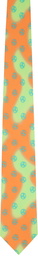 Liberal Youth Ministry Green & Orange Football Tie