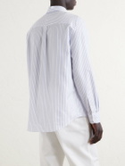 Dunhill - Striped Cotton Shirt - Blue