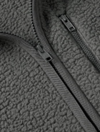 Nike - Sportswear Club Logo-Embroidered Fleece Jacket - Gray