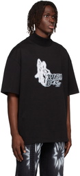 We11done Black Cotton T-Shirt