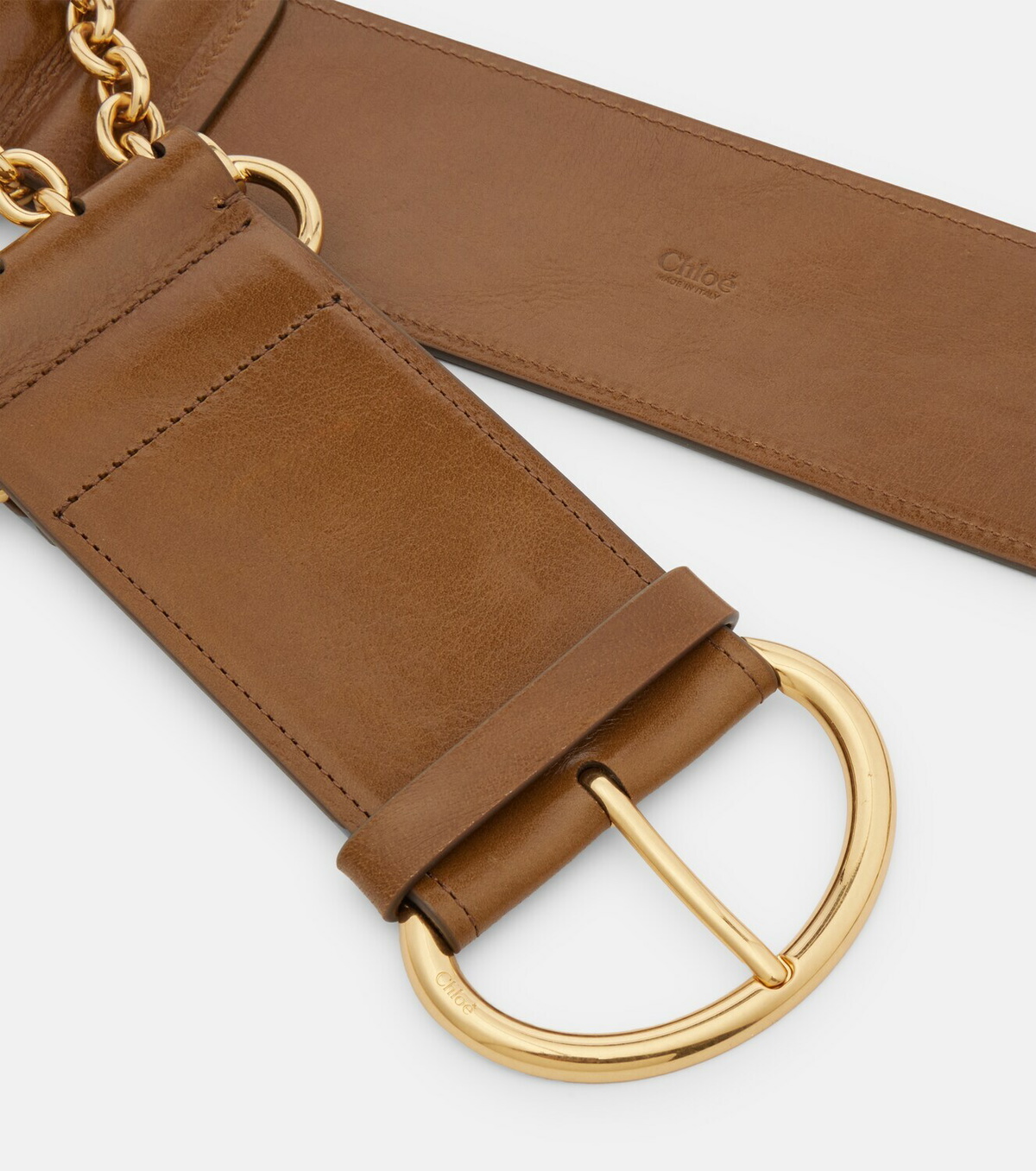 Chloé Chloé Camera Chain leather belt