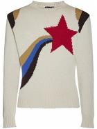 DSQUARED2 - Cotton Jacquard Crewneck Sweater