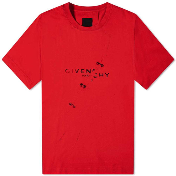 Photo: Givenchy Trompe LOeil Logo Oversized Tee