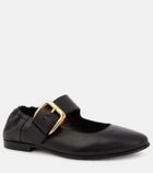 Bottega Veneta Astaire leather Mary Jane flats
