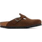 Birkenstock Brown Regular Boston Soft Footbed Loafers