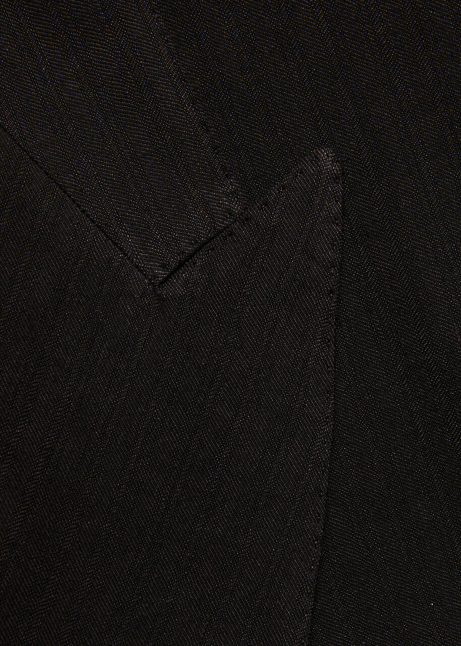 Studio Nicholson Double-breasted Woven Blazer Brown