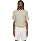 BOSS Beige Logo Patch Polo