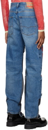 Diesel Blue 2010 D-Macs Straight Jeans