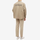 Acne Studios Men's Setir Back Logo Shirt in Sand Beige