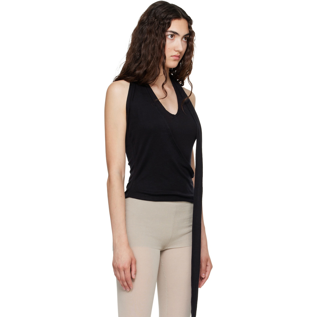 Belle Anna Black Duo Top
