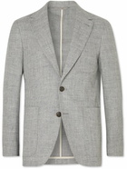 Canali - Unstructured Cotton Blazer - Gray