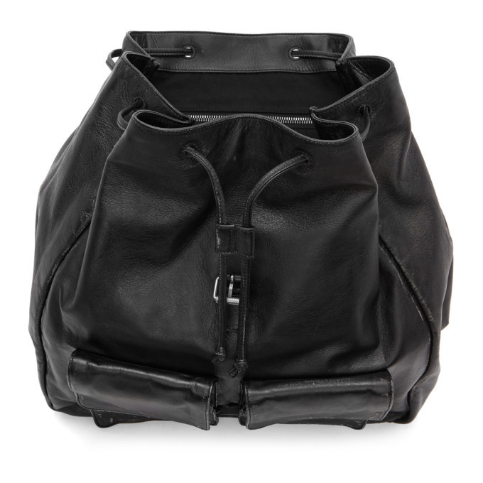 Greyson Leather Drawstring Backpack