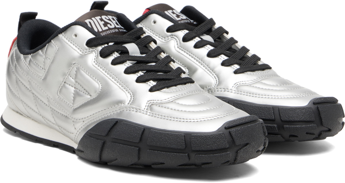 Diesel Silver S-Pagodha Low Sneakers