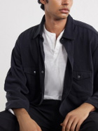 SECOND / LAYER - Field Cotton-Twill Shirt - Black
