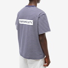 Puma Men's x Nanamica Striped T-Shirt in Navy