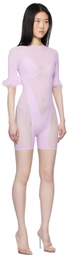 Poster Girl Purple Vanderbilt Play Jumpsuit